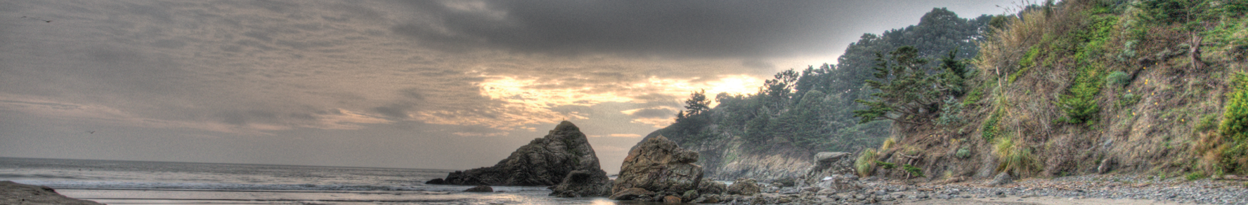 Sunset at Muir Beach